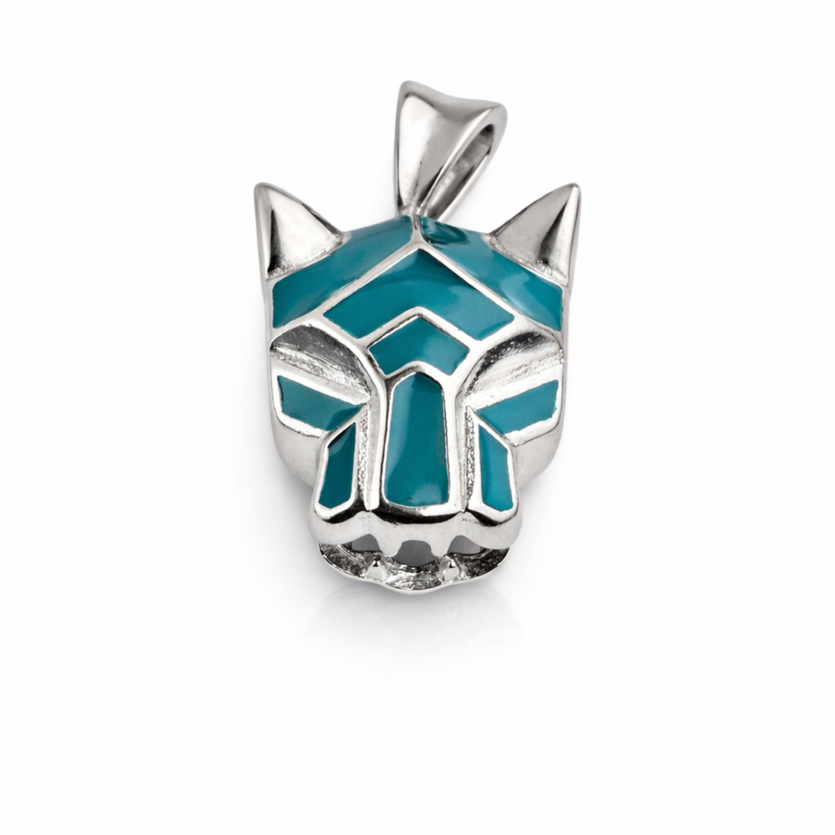 Turquoise Beast Mask Pendant – Ruaab Exclusive 925 Silver