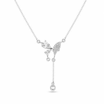 Aria Butterfly Lariat Pendant – 925 Silver