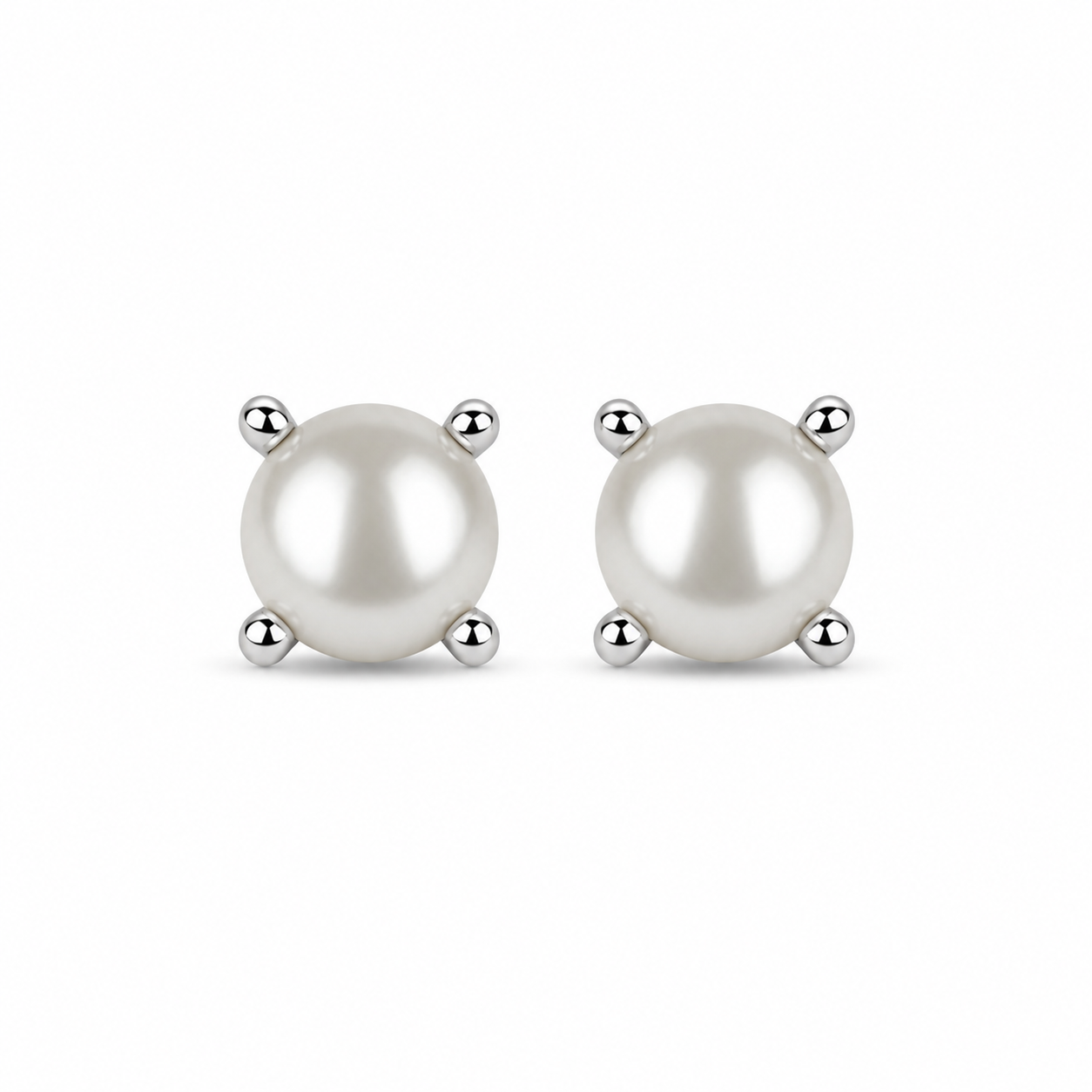 RUAAB pearl 925 sterling silver stud earrings for women