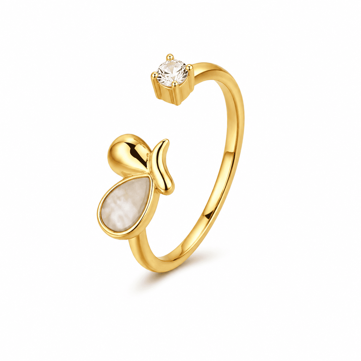 Duckling Adjustable Ring – 925 Silver