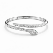 Serpent Grace kada in 925 silver