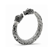 Rajwadi Dragon Head Kada – Ruaab Exclusive 925 Silver