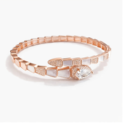 Serpentine Luxe kada in 925 silver