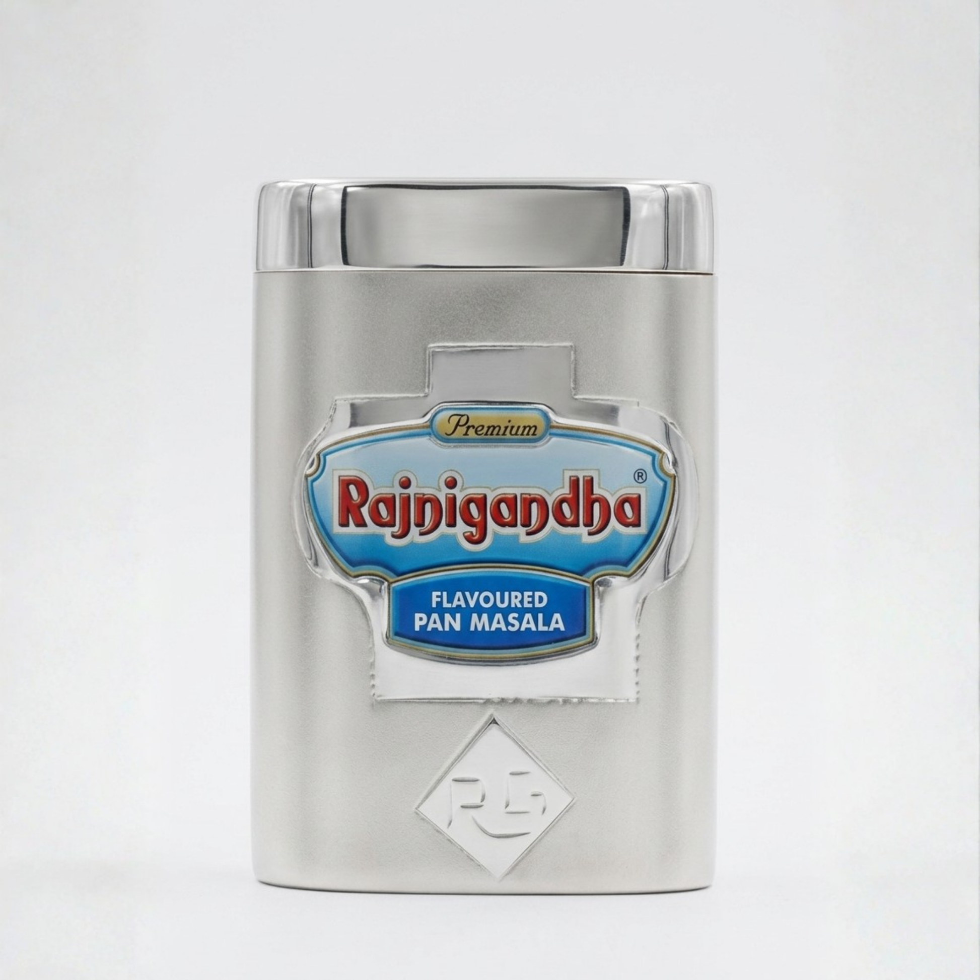 Rajnigandha Silver Square Dabbi in 925 sterling silver, premium pan masala holder