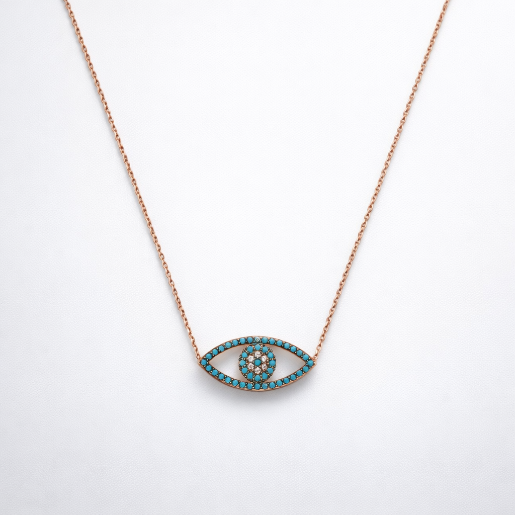 Nazar Amora Pendant – Evil Eye Protection Necklace