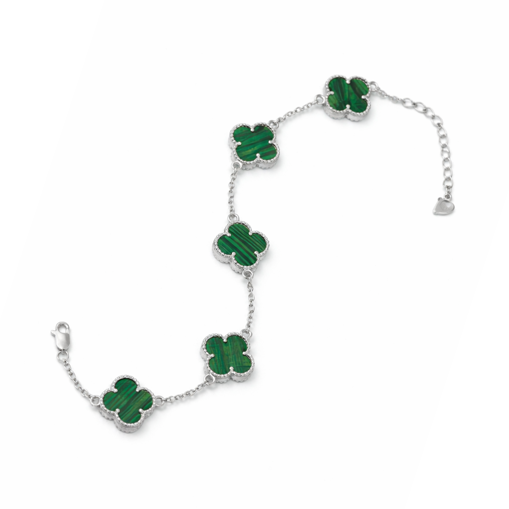 Emerald Clover Bracelet