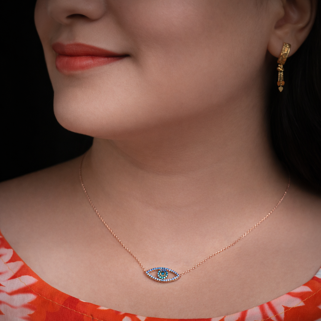 Nazar Amora Pendant – Evil Eye Protection Necklace