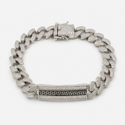 Imperial Iced link bracelet in 925 silver