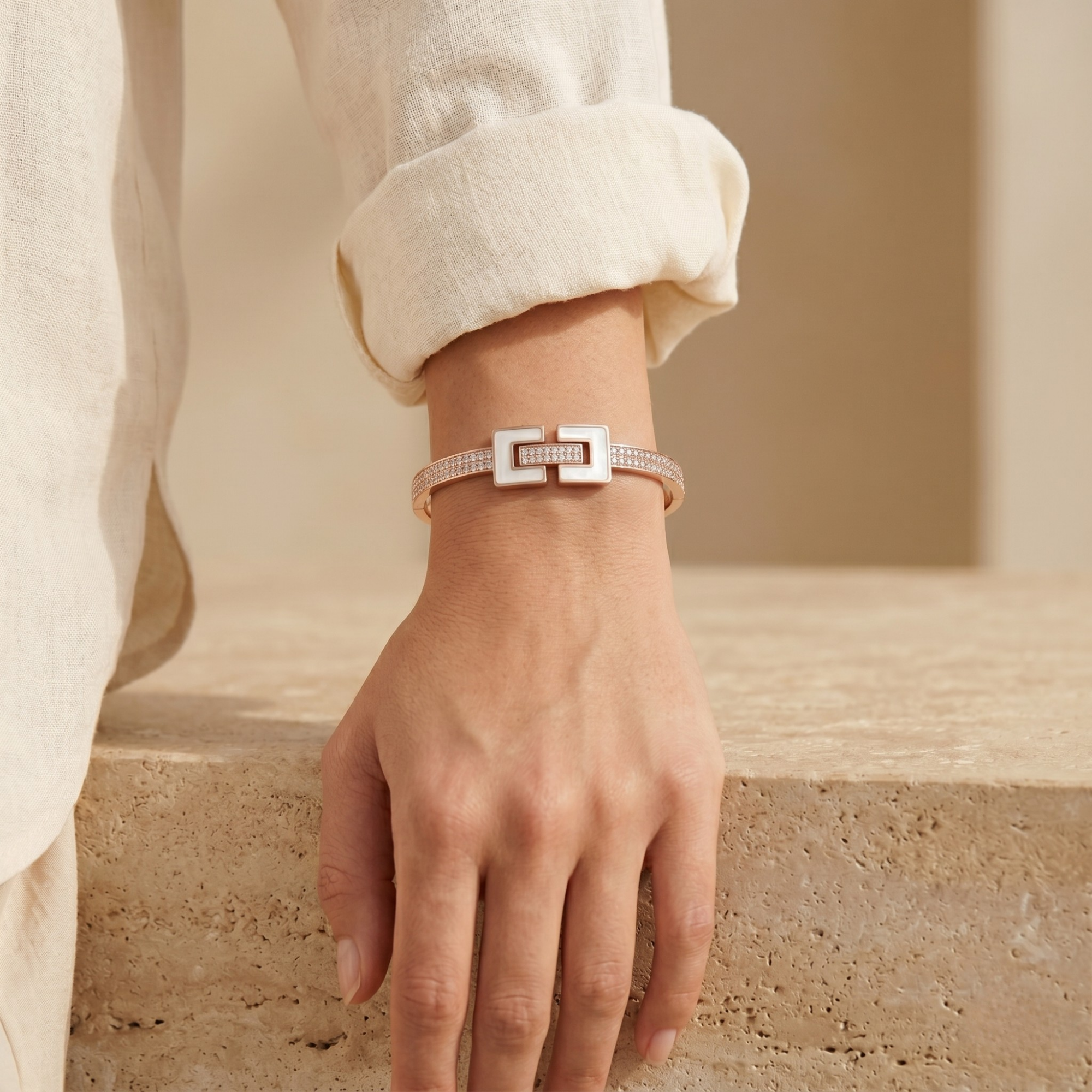 Infinity Link Bracelet – 925 Silver