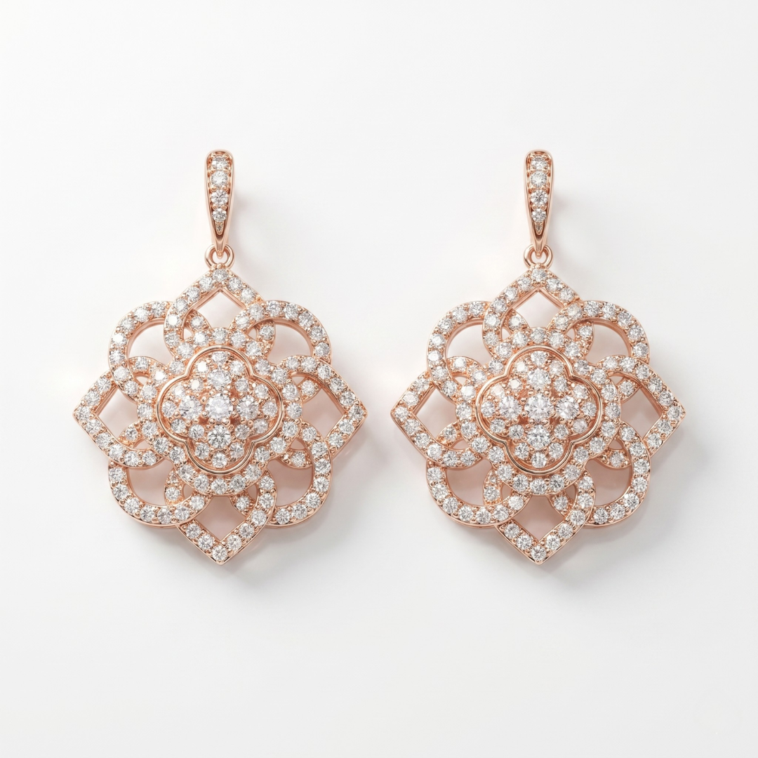 Noor Royale Floral Earrings