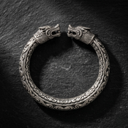 Rajwadi Dragon Head kada in 925 silver, Ruaab Exclusive