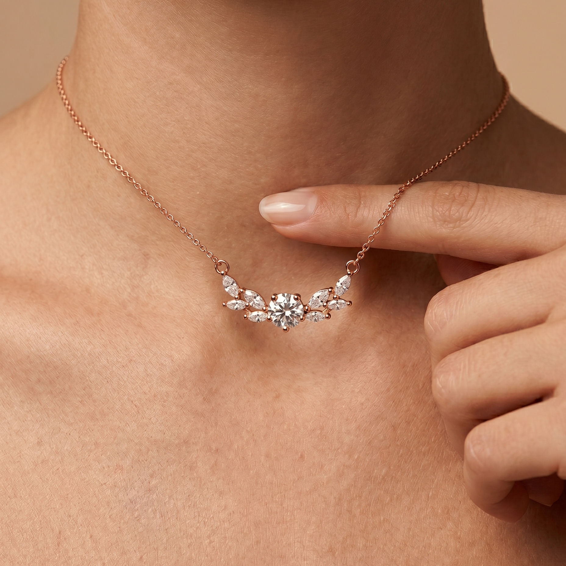 Royal Spark Necklace – 925 Silver