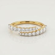 Curve Glow Lab Grown Diamond Ring | Ruaab