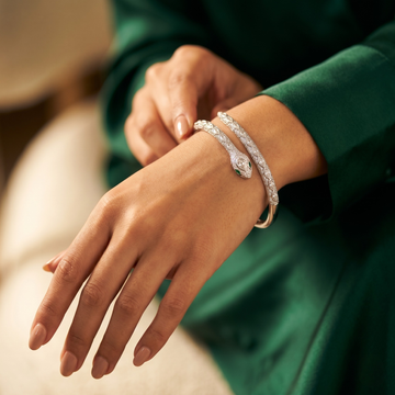 Serpent Grace Kada – 925 Silver
