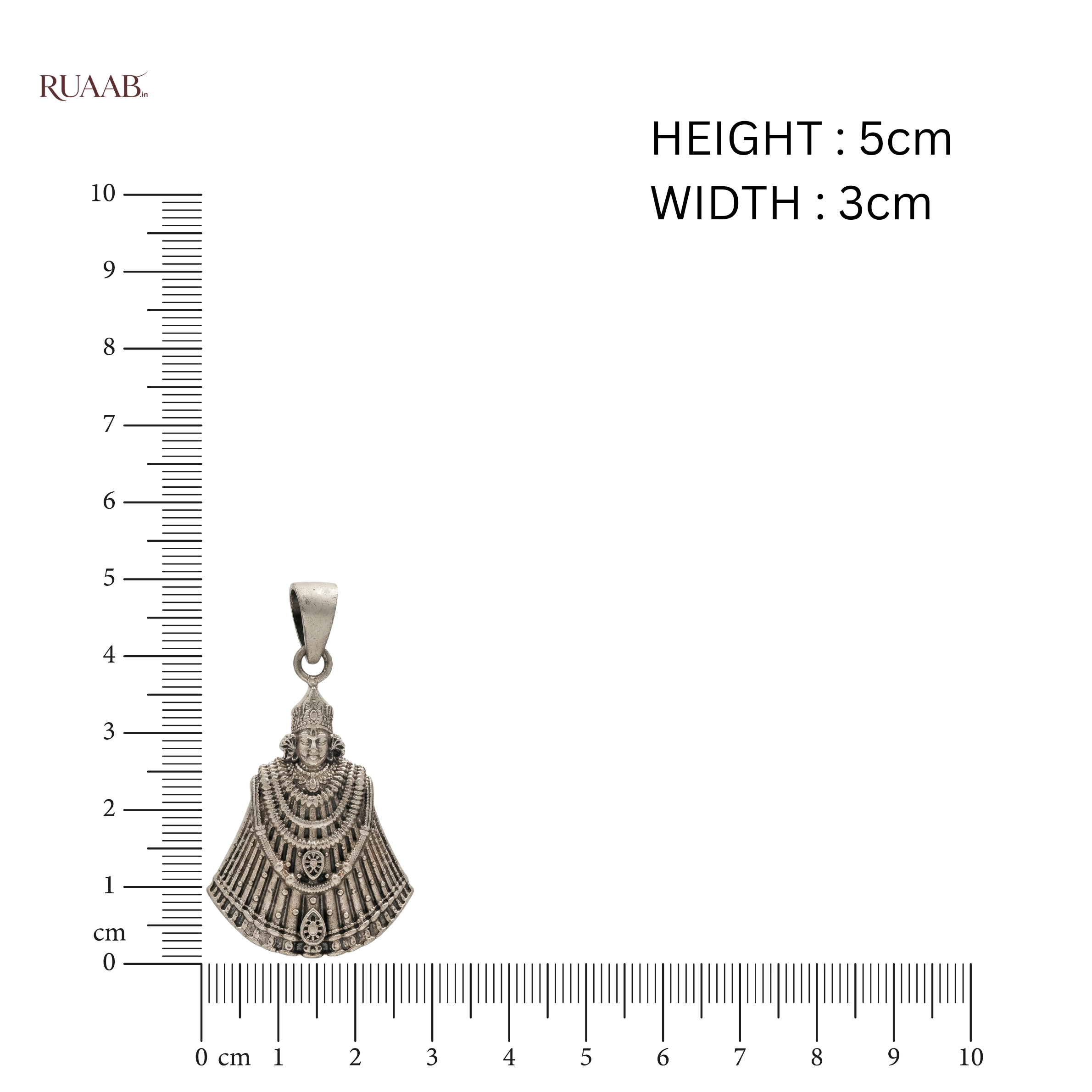 Khatu Shyam Baba Antique Silver Pendant | 925 Sterling Silver | Spiritual Pendant for Men
